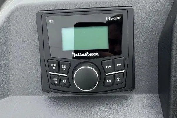 Slide: The Image of Rockford Fosgate Bluetooth stereo system in 2026 Bennington S Swingback 22 SSB boat. - 16