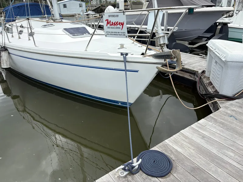 Slide: The Image of Catalina 36 MkII 2000 sailboat docked at marina. - 40