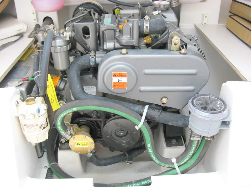 Slide: The Image of Engine compartment of 2008 e Sailing Yachts e33. - 38