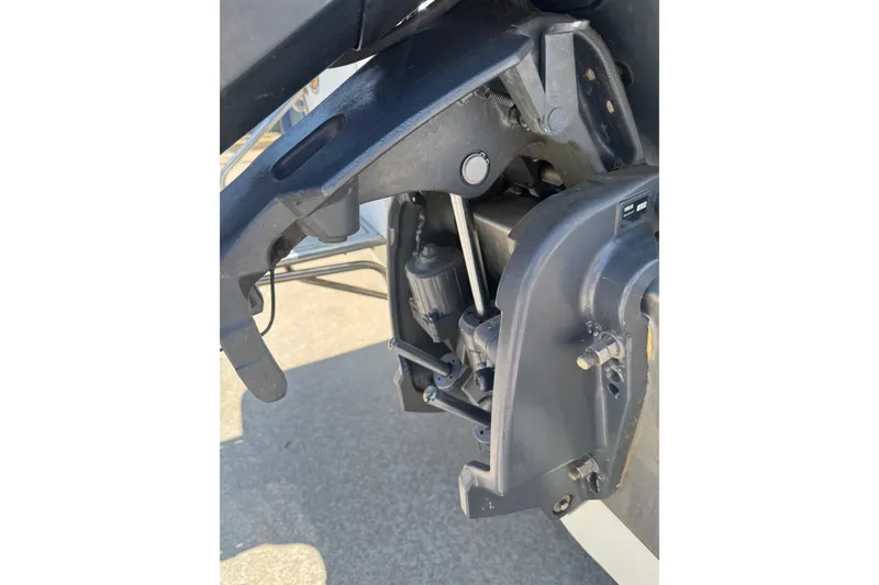 Slide: The Image of Close-up of a 2004 Triumph 210 CC boat engine component. - 3