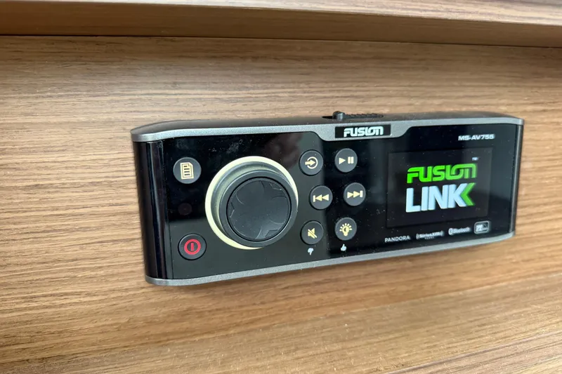 Slide: The Image of Fusion MS-AV755 stereo system on Jeanneau NC Weekender 1095, 2022 model. - 9