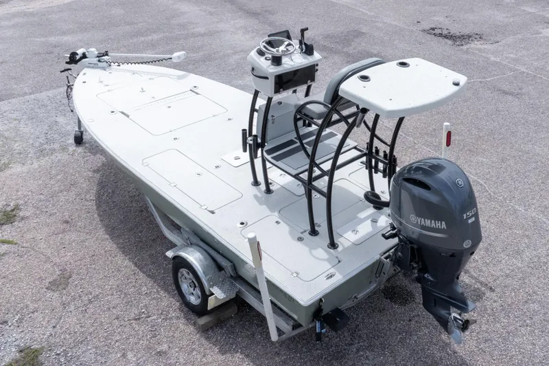 Slide: The Image of 2012 Young GulfShore 20 boat with Yamaha 150 engine on trailer. - 13