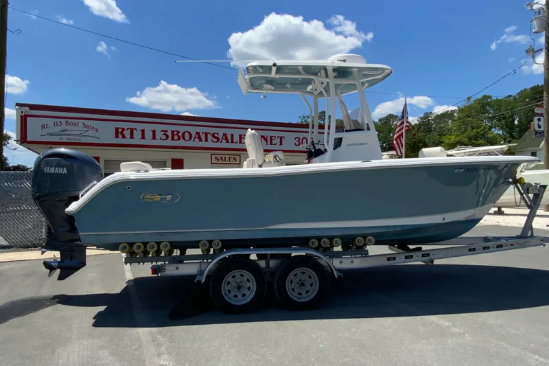 The Image of 2024 Sea Hunt Ultra 234 boat on trailer at RT113 Boat Sales. - 1