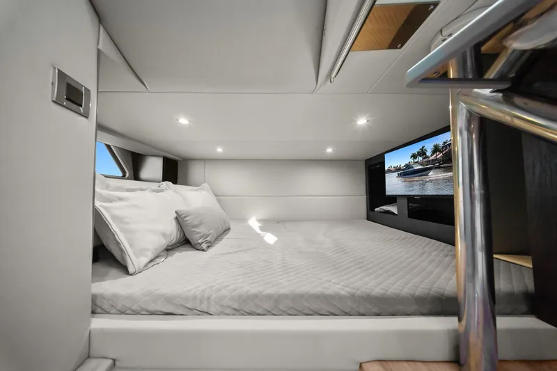 Slide: The Image of Luxurious cabin interior of 2023 Formula 380 Super Sport Crossover OB yacht. - 34