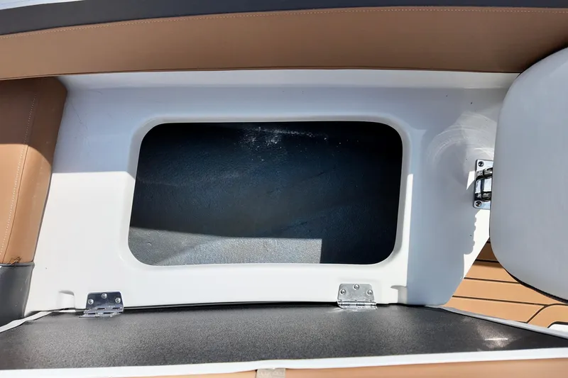Slide: The Image of Storage compartment in 2026 Starcraft SVX 191 OB CC boat, featuring sleek design and durable materials. - 8