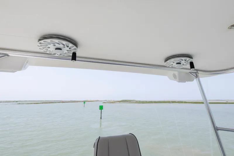 Slide: The Image of Ocean Yacht 37 Billfish 2008 interior view with waterway and navigational markers. - 4