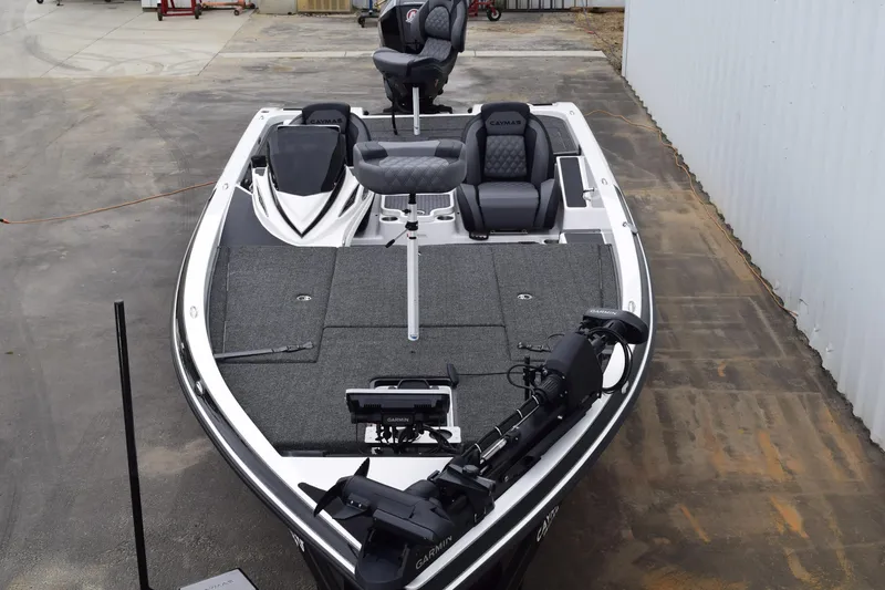 Slide: The Image of 2027 Cayams CX 20 PRo fishing boat with advanced seating and equipment on display. - 9