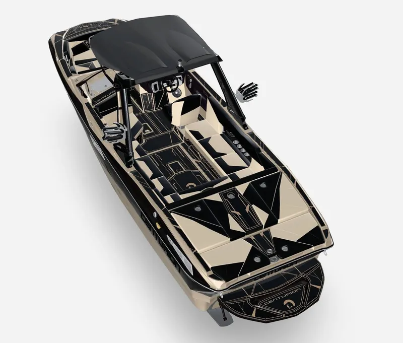 Slide: The Image of Centurion Nv243 2026 boat with sleek design and luxurious interior. - 4