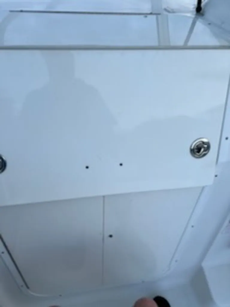 Slide: The Image of Interior view of a 2008 Polar 2300 WA boat. - 10