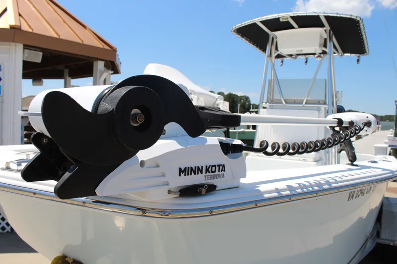 Slide: The Image of Minn Kota Terrova mounted on 2023 Intruder 23 boat. - 8