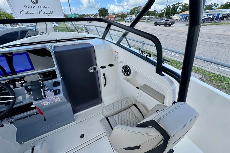 Slide: The Image of Interior of 2026 Navan S30 boat with modern dashboard and seating. - 36