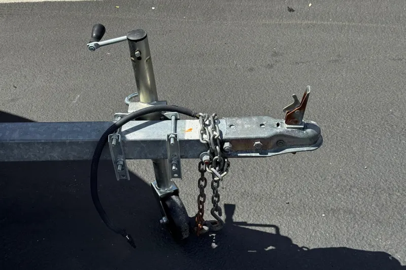 Slide: The Image of Trailer hitch with chains for 2013 Carolina Skiff Sea Chaser 1950 RG. - 24