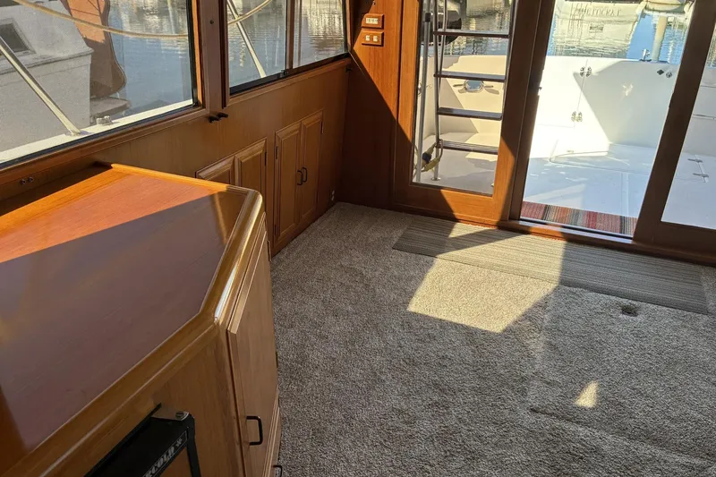 Slide: The Image of Ocean Alexander 42 Sedan - Looking Aft - 2