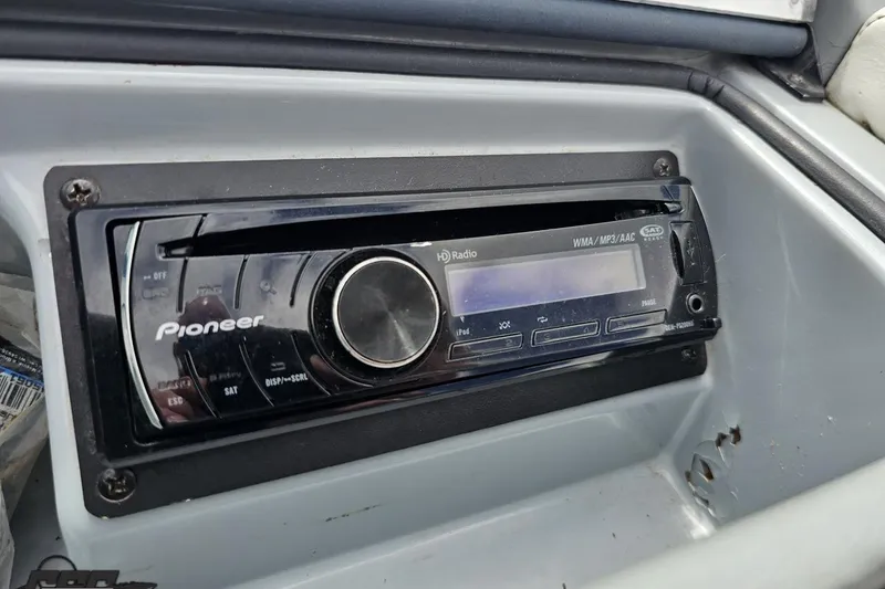 Slide: The Image of Pioneer stereo system in a 1997 Formula 252 SS boat dashboard. - 56