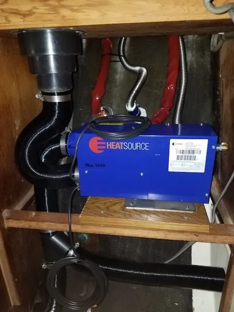 Slide: The Image of Heating system in a 1984 Bertram 30 yacht. - 23