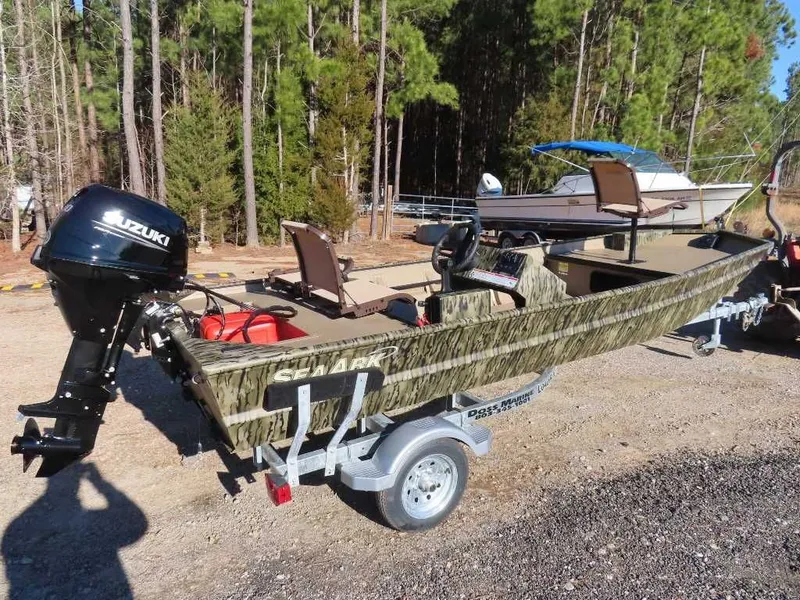 Slide: The Image of SeaArk 1648 Special Suzuki 30 Trailer 2026 - 20