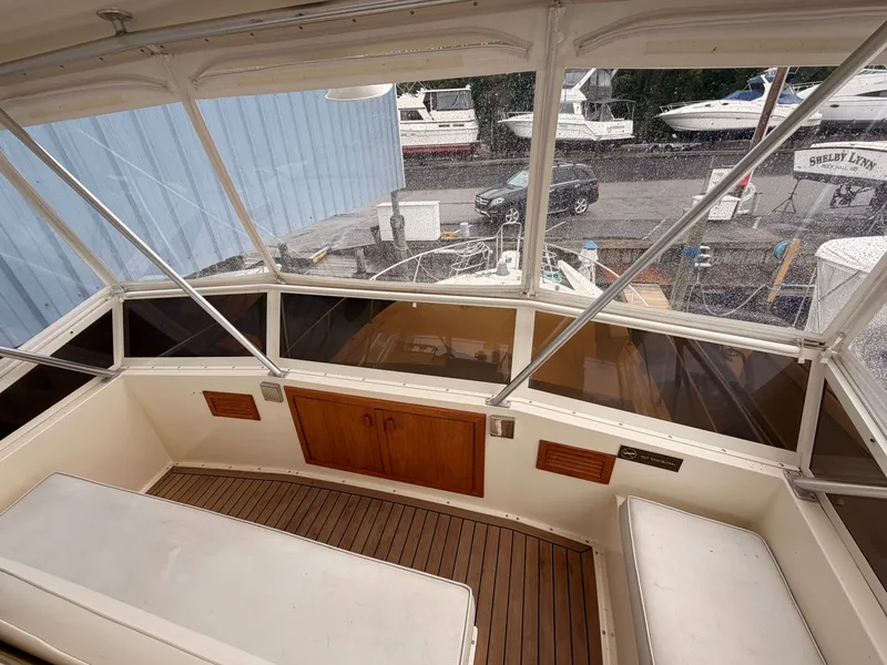 Slide: The Image of Interior view of 1987 Viking DBL Cabin Motor Yacht. - 7