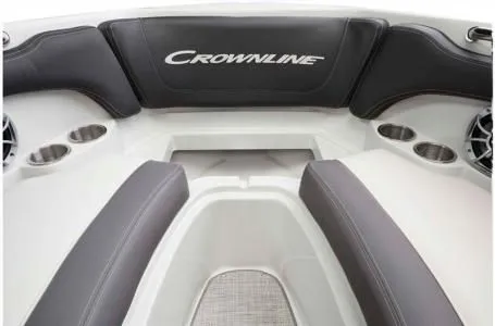 Slide: The Image of Interior of 2024 Crownline 200 SS boat with seating area. - 15