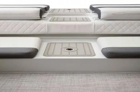 Slide: The Image of Interior of 2024 Crownline 200 SS with sleek seating. - 6