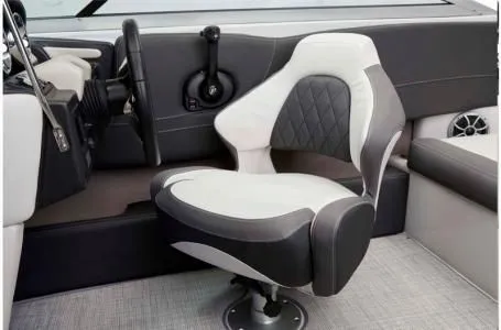 Slide: The Image of 2024 Crownline 200 SS interior with modern seat design. - 7
