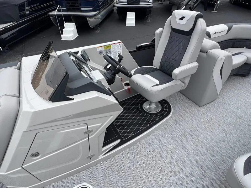 Slide: The Image of Interior of 2026 Starcraft SLS-5 R with modern helm station. - 13