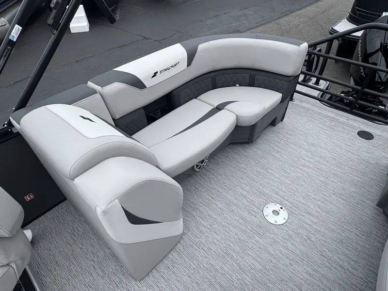 Slide: The Image of Luxurious seating on Starcraft SLS-5 R boat, model 2026. - 4