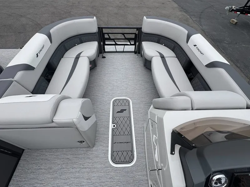 Slide: The Image of Interior of the 2026 Starcraft SLS-5 R pontoon boat. - 5