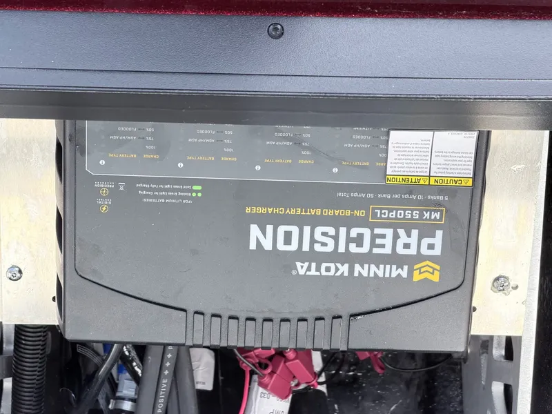 Slide: The Image of Minn Kota precision charger in Skeeter ZXE21 boat, year 2026. - 12