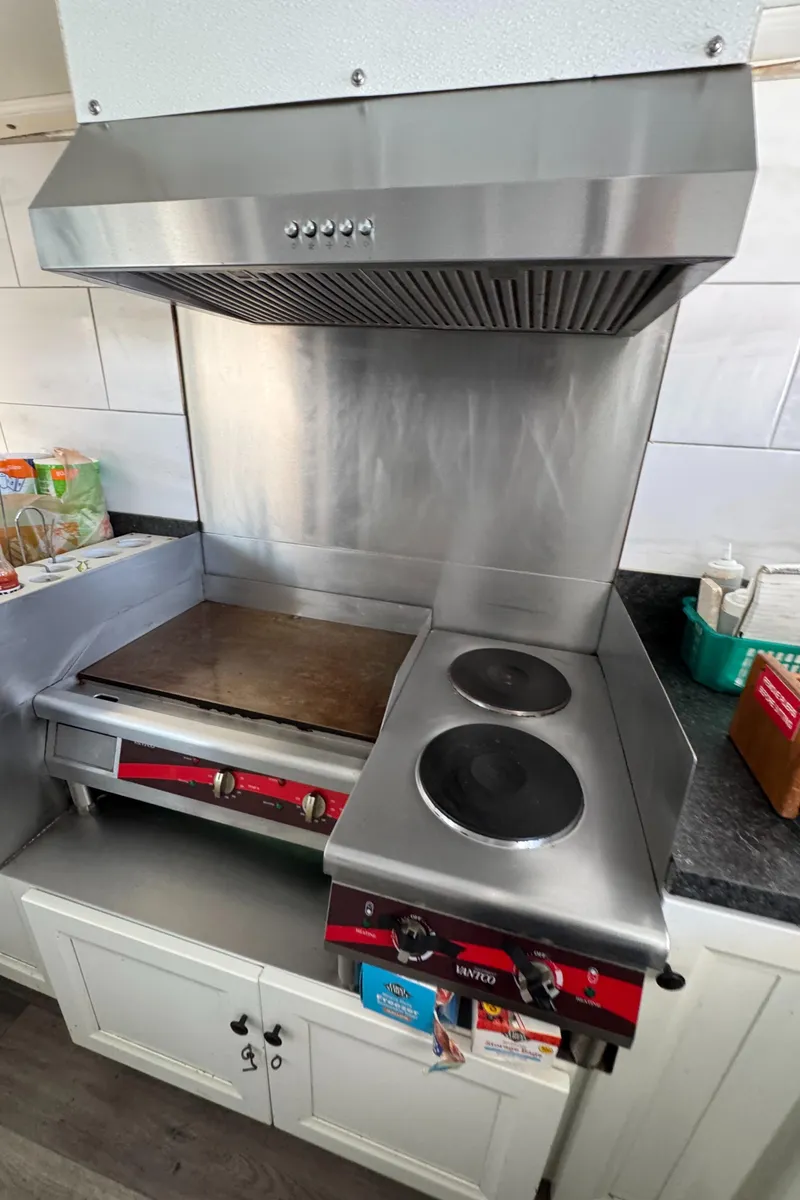Slide: The Image of Stainless steel kitchen setup on 1966 Seaway Commercial Sportfish Vessel. - 27