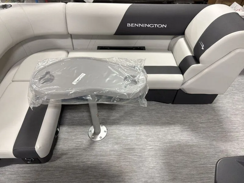 Slide: The Image of Interior of Bennington 20SF-Snap 2026 with seating and table. - 12