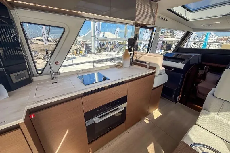 Slide: The Image of Luxurious interior of 2026 Wellcraft 44 Explorer yacht. - 11