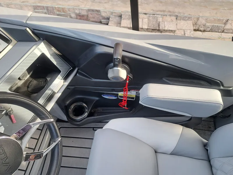 Slide: The Image of Interior of Avalon Catalina Quad Lounge Shift 2025 with control console. - 21
