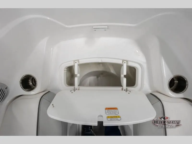 Slide: The Image of Interior of 2022 Tahoe 210SI boat with storage compartment. - 10