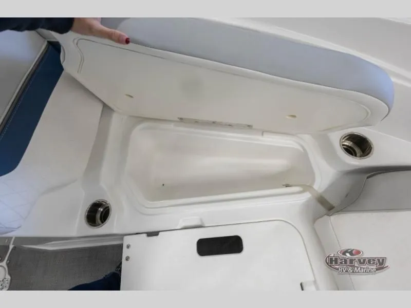 Slide: The Image of Interior of 2022 Tahoe 210SI boat with storage compartment. - 7