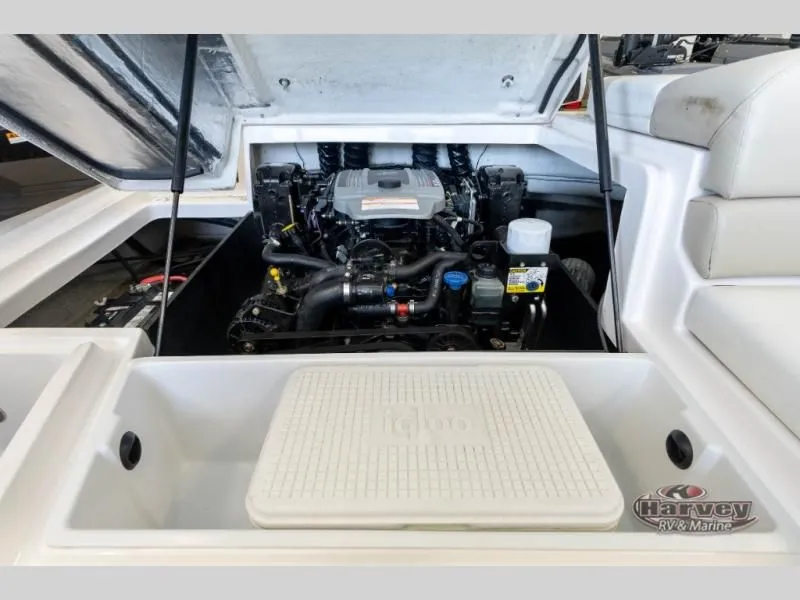 Slide: The Image of Engine compartment of a 2014 Regal 2000 boat. - 11