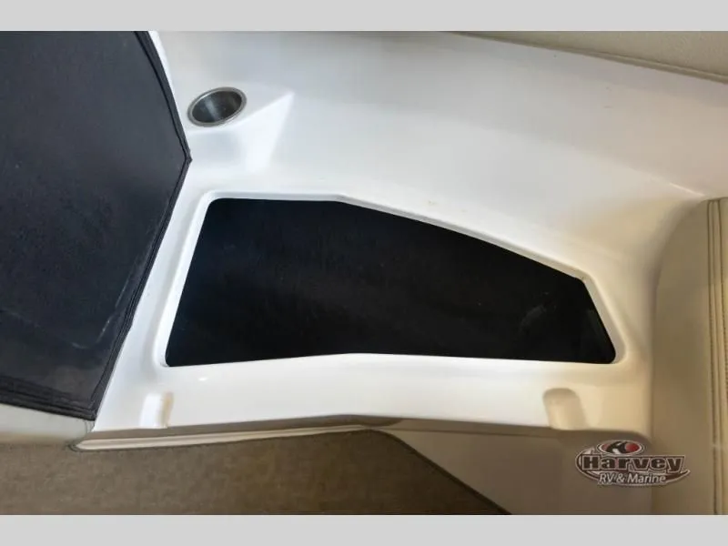 Slide: The Image of Interior of a 2014 Regal 2000 boat with storage compartment. - 16