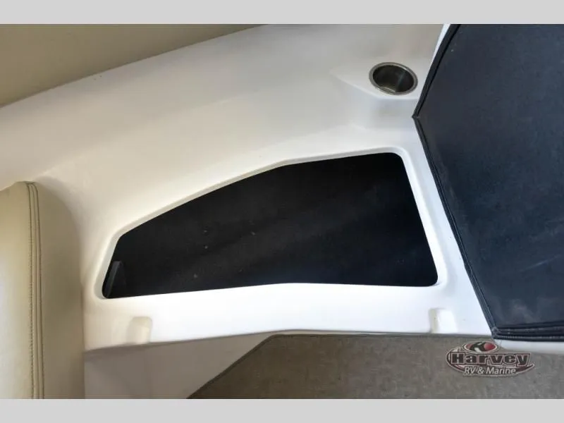 Slide: The Image of Interior of a 2014 Regal 2000 boat with storage compartment. - 18