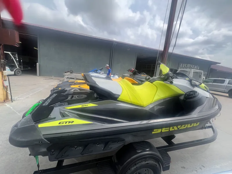 The Image of 2021 Sea-Doo GTR 230 iBR with sound system on trailer. - 1