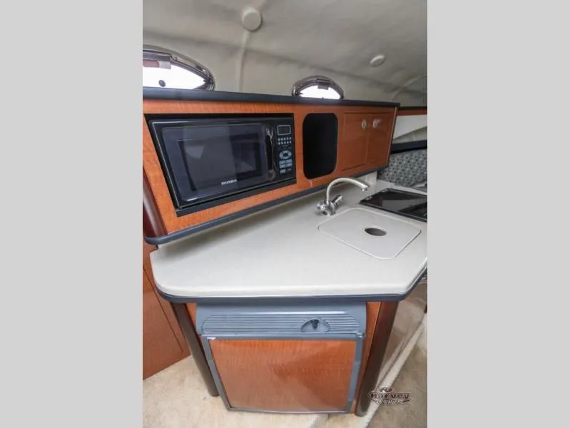 Slide: The Image of Interior of SUNDANCER 260 yacht kitchen, year 2005. - 27
