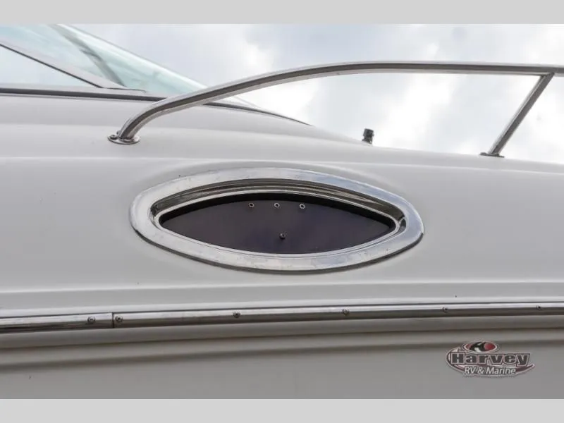 Slide: The Image of Close-up of a 2005 SUNDANCER 260 boat window. - 43