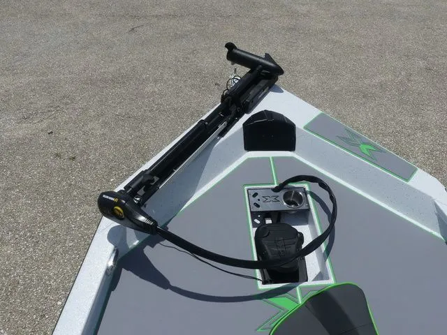 Slide: The Image of 2026 Xpress Hyper Lift H20B boat deck with controls. - 12