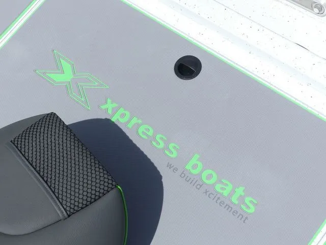 Slide: The Image of Xpress Hyper Lift H20B 2026 boat with logo and slogan. - 18