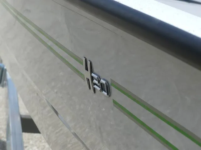 Slide: The Image of Close-up of Xpress Hyper Lift H20B boat, model year 2026. - 8