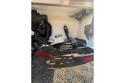Slide: The Image of 2018 Cobalt A28 boat trailer hitch and rear view. - 6