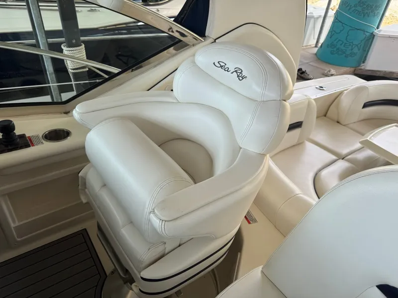 Slide: The Image of Luxurious seating area on a 2008 Sea Ray 44 Sundancer yacht. - 11