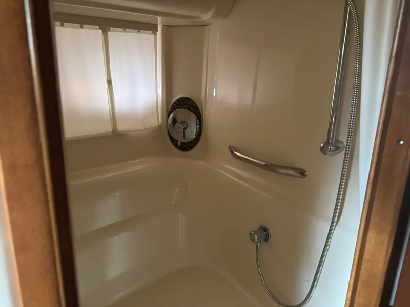 Slide: The Image of Shower in Sea Ray 44 Sundancer 2008 yacht bathroom. - 23