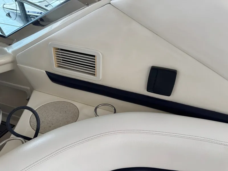 Slide: The Image of Interior of 2008 Sea Ray 44 Sundancer with vent and seating area. - 8