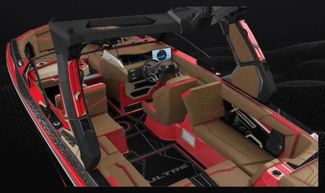 Slide: The Image of Interior of 2027 Tigé Ultré 23ZX with luxurious design. - 6