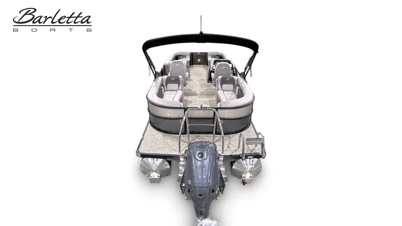 Slide: The Image of 2026 Barletta A24QC pontoon boat with luxurious design. - 4