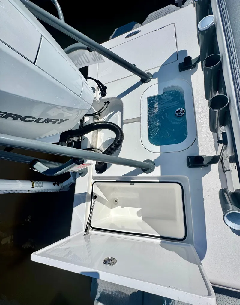 Slide: The Image of Vtech 18' Flats boat with Mercury engine, 2027 model. - 17